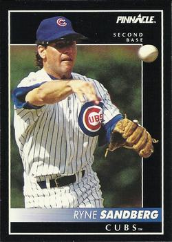 #10 Ryne Sandberg - Chicago Cubs - 1992 Pinnacle Baseball