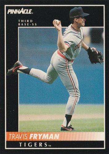 #110 Travis Fryman - Detroit Tigers - 1992 Pinnacle Baseball