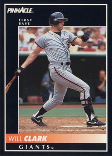 #122 Will Clark - San Francisco Giants - 1992 Pinnacle Baseball