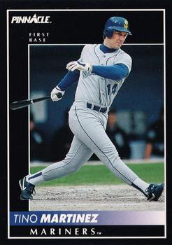 #123 Tino Martinez - Seattle Mariners - 1992 Pinnacle Baseball