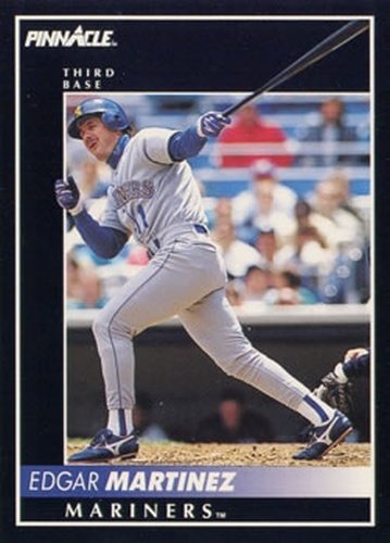 #13 Edgar Martinez - Seattle Mariners - 1992 Pinnacle Baseball