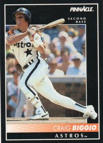 #140 Craig Biggio - Houston Astros - 1992 Pinnacle Baseball
