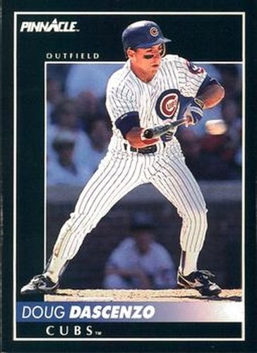 #160 Doug Dascenzo - Chicago Cubs - 1992 Pinnacle Baseball