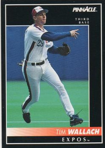 #161 Tim Wallach - Montreal Expos - 1992 Pinnacle Baseball
