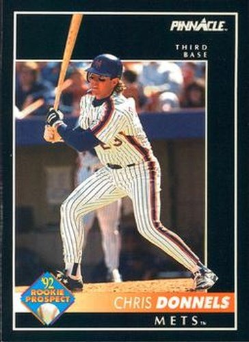 #168 Chris Donnels - New York Mets - 1992 Pinnacle Baseball