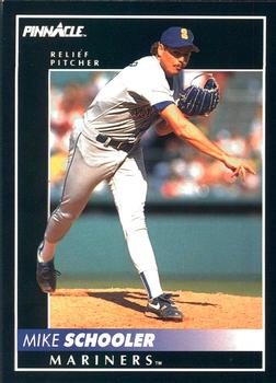 #171 Mike Schooler - Seattle Mariners - 1992 Pinnacle Baseball