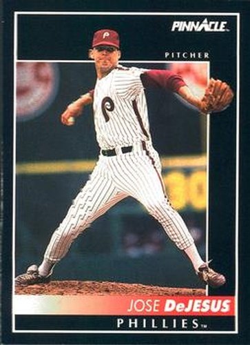 #172 Jose DeJesus - Philadelphia Phillies - 1992 Pinnacle Baseball