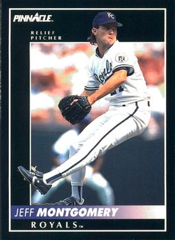 #173 Jeff Montgomery - Kansas City Royals - 1992 Pinnacle Baseball