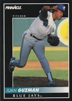 #183 Juan Guzman - Toronto Blue Jays - 1992 Pinnacle Baseball