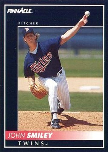 #184 John Smiley - Minnesota Twins - 1992 Pinnacle Baseball