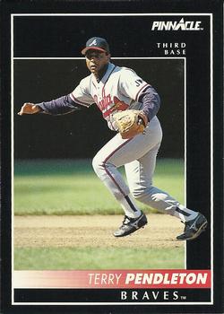 #18 Terry Pendleton - Atlanta Braves - 1992 Pinnacle Baseball