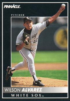 #192 Wilson Alvarez - Chicago White Sox - 1992 Pinnacle Baseball