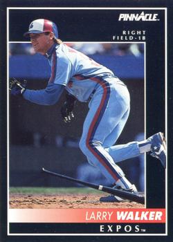 #194 Larry Walker - Montreal Expos - 1992 Pinnacle Baseball