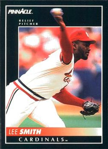 #195 Lee Smith - St. Louis Cardinals - 1992 Pinnacle Baseball