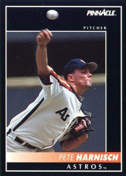 #196 Pete Harnisch - Houston Astros - 1992 Pinnacle Baseball