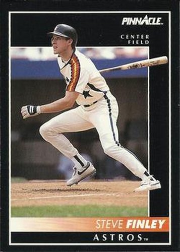 #19 Steve Finley - Houston Astros - 1992 Pinnacle Baseball