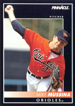#204 Mike Mussina - Baltimore Orioles - 1992 Pinnacle Baseball
