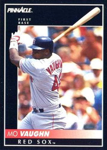 #205 Mo Vaughn - Boston Red Sox - 1992 Pinnacle Baseball