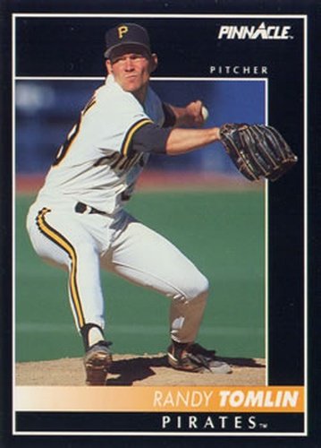 #213 Randy Tomlin - Pittsburgh Pirates - 1992 Pinnacle Baseball