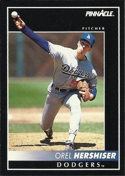#21 Orel Hershiser - Los Angeles Dodgers - 1992 Pinnacle Baseball