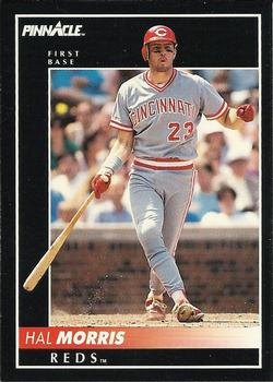 #22 Hal Morris - Cincinnati Reds - 1992 Pinnacle Baseball