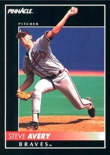 #231 Steve Avery - Atlanta Braves - 1992 Pinnacle Baseball