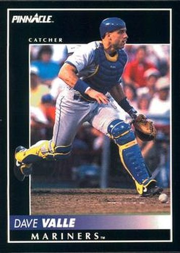 #232 Dave Valle - Seattle Mariners - 1992 Pinnacle Baseball