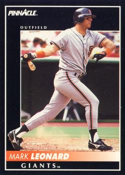 #233 Mark Leonard - San Francisco Giants - 1992 Pinnacle Baseball
