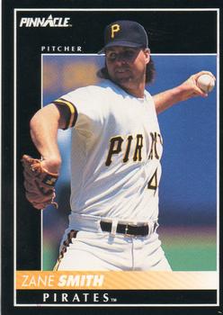 #237 Zane Smith - Pittsburgh Pirates - 1992 Pinnacle Baseball