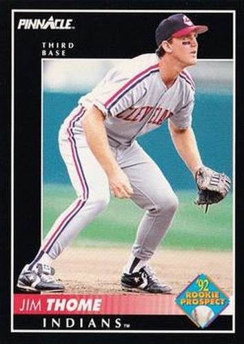 #247 Jim Thome - Cleveland Indians - 1992 Pinnacle Baseball