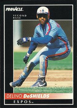 #24 Delino DeShields - Montreal Expos - 1992 Pinnacle Baseball