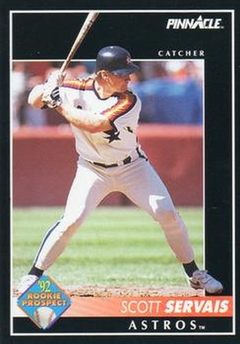#255 Scott Servais - Houston Astros - 1992 Pinnacle Baseball