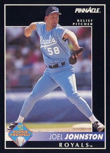 #259 Joel Johnston - Kansas City Royals - 1992 Pinnacle Baseball