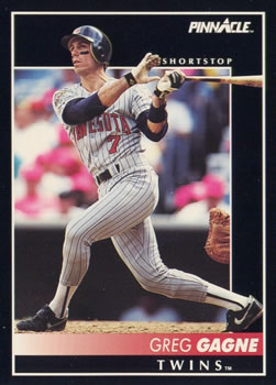 #262 Greg Gagne - Minnesota Twins - 1992 Pinnacle Baseball