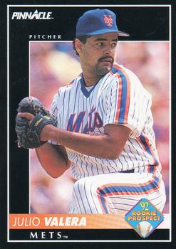#267 Julio Valera - New York Mets - 1992 Pinnacle Baseball