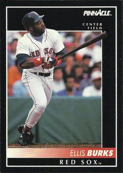 #26 Ellis Burks - Boston Red Sox - 1992 Pinnacle Baseball