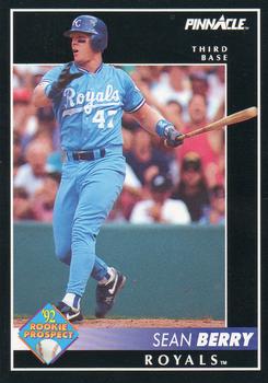 #271 Sean Berry - Kansas City Royals - 1992 Pinnacle Baseball
