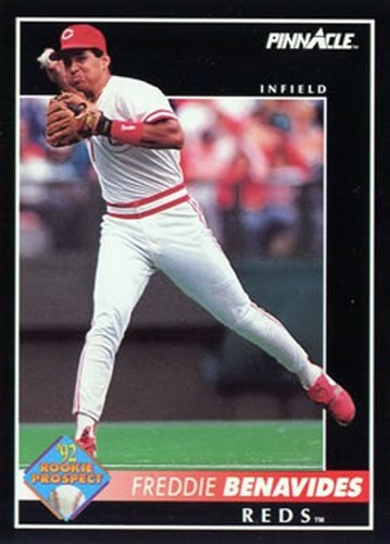#278 Freddie Benavides - Cincinnati Reds - 1992 Pinnacle Baseball