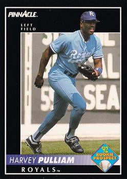 #279 Harvey Pulliam - Kansas City Royals - 1992 Pinnacle Baseball
