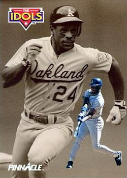 #283 Ken Griffey Jr. / Rickey Henderson - Seattle Mariners / Oakland Athletics - 1992 Pinnacle Baseball