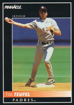 #313 Tim Teufel - San Diego Padres - 1992 Pinnacle Baseball