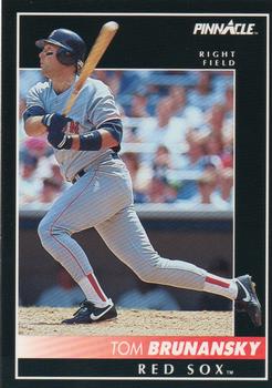 #314 Tom Brunansky - Boston Red Sox - 1992 Pinnacle Baseball