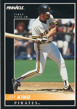 #317 Jeff King - Pittsburgh Pirates - 1992 Pinnacle Baseball