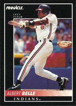 #31 Albert Belle - Cleveland Indians - 1992 Pinnacle Baseball