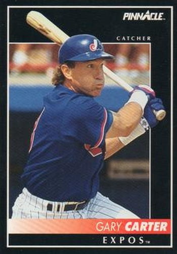 #321 Gary Carter - Montreal Expos - 1992 Pinnacle Baseball