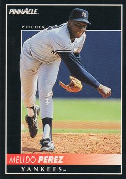 #322 Melido Perez - New York Yankees - 1992 Pinnacle Baseball