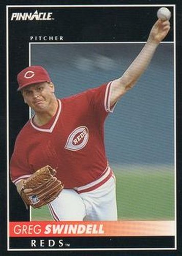#327 Greg Swindell - Cincinnati Reds - 1992 Pinnacle Baseball