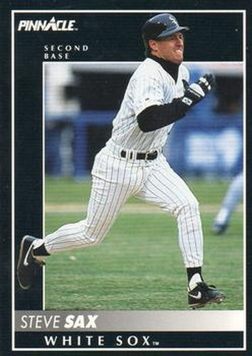 #328 Steve Sax - Chicago White Sox - 1992 Pinnacle Baseball