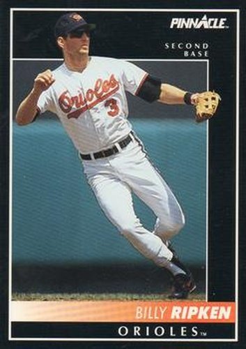 #336 Billy Ripken - Baltimore Orioles - 1992 Pinnacle Baseball