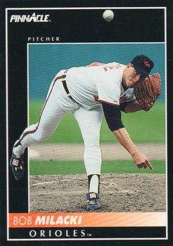 #339 Bob Milacki - Baltimore Orioles - 1992 Pinnacle Baseball